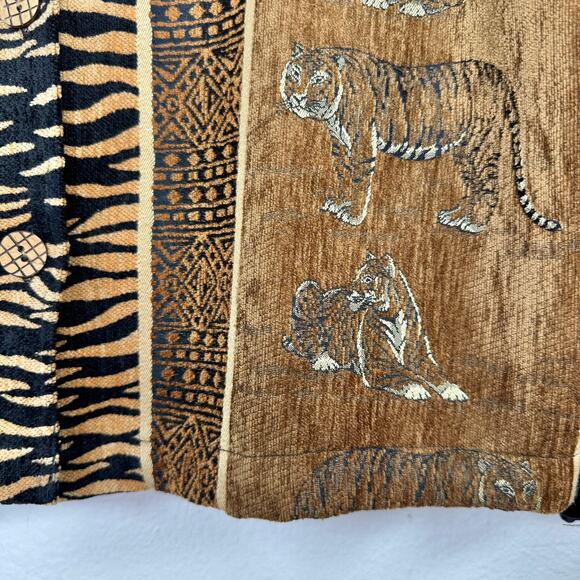Tantrums Tiger Safari Button Down Collared Jacket XL - Picture 6 of 13